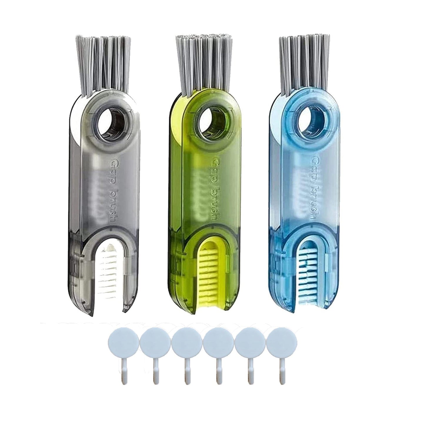 🔥Last Day Buy 1 Get 1 Free $8.99 Each🔥Multitrust 3 in 1 U Shaped Bottle Brush