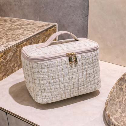 Tweed Cosmetic Storage Bag